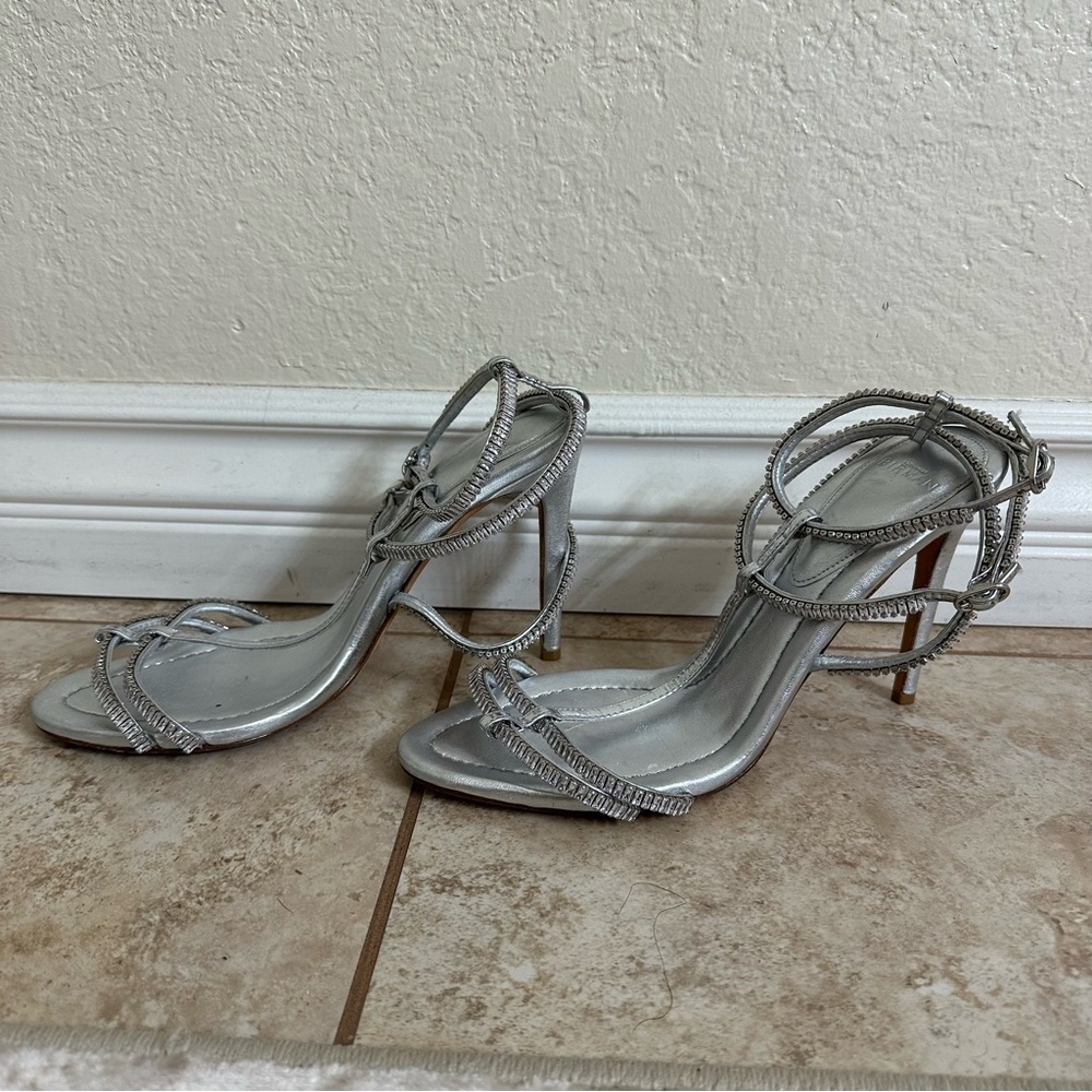 ALEXANDRE BIRMAN  Martina Crystal heels sandals 100 size 40 - Picture 8 of 10